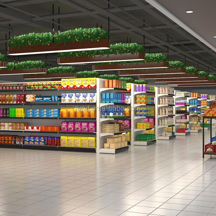 Supermarket Shelves Equipment Pegboard Back Panel Retail Store Rack Display Racks Shelves for General Carton Packing Q235B Steel