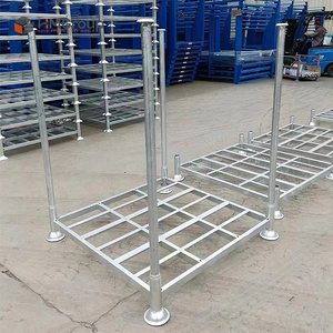 Heavy Duty Galvanized Metal Steel Storage Stacking Pipe Pallet Stillages Racks