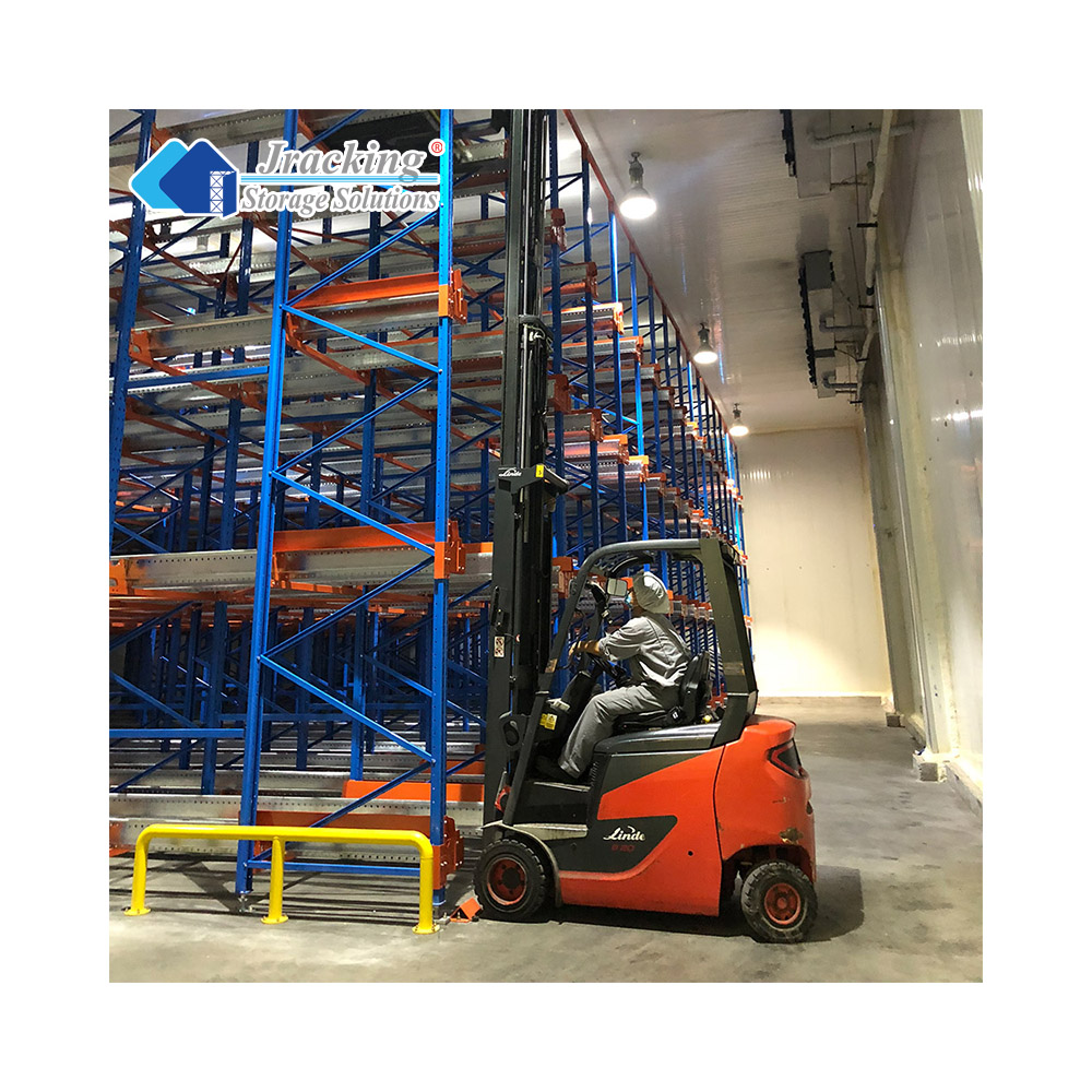 Jracking Heavy Duty CE Certified Warehouse Storage Shelves Rack Stable Two-way Radio Shuttle Rack For Automated Logistics Center