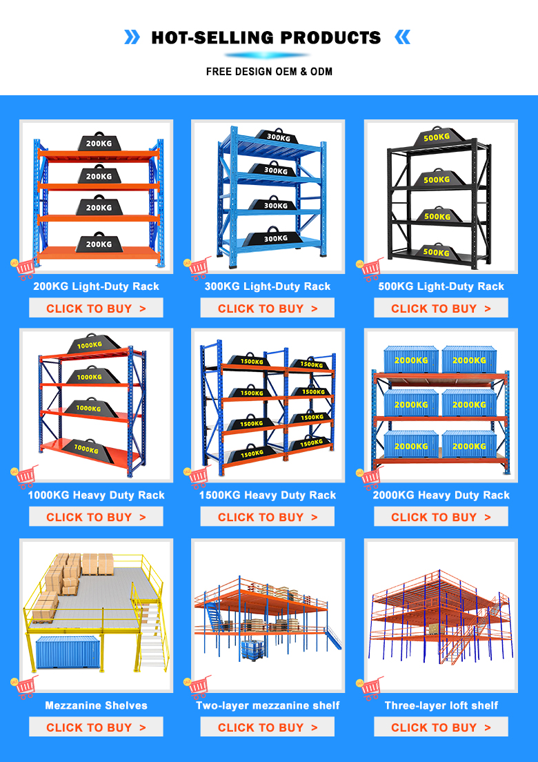 Steel Storage Racks Display