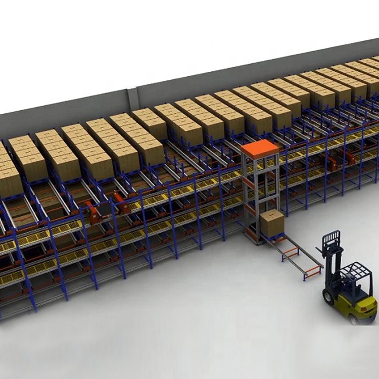 Automatic Radio Shuttle Rack System Heavy Duty Industrial Warehouse Storage Shelf Racking CE Certified