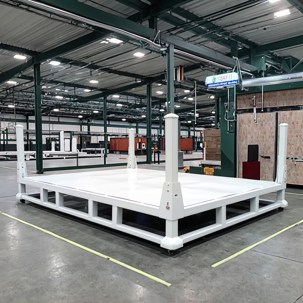 Best Price Heavy-Duty Q235 Portable Foldable Steel Storage Rack System 4 High Stackable 2000kg Capacity Zinc Galvanized