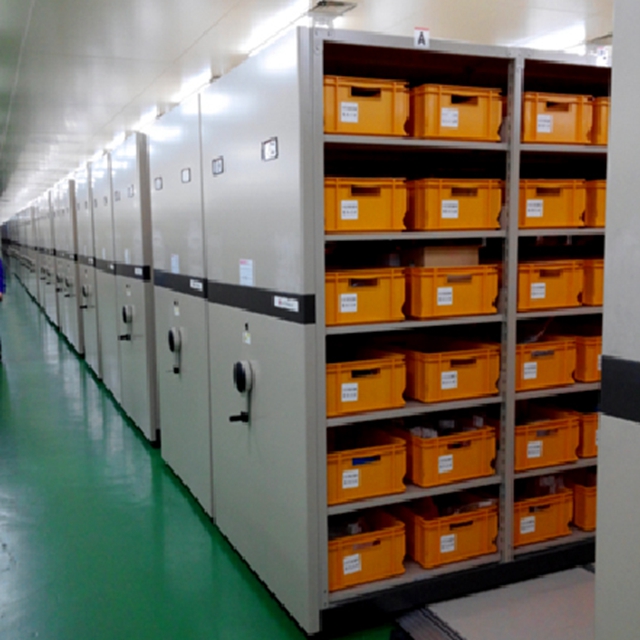 High-Density Industrial Mobile Steel Shelving for Efficient Commercial Furniture Cargo Storage in Warehouse &amp; School