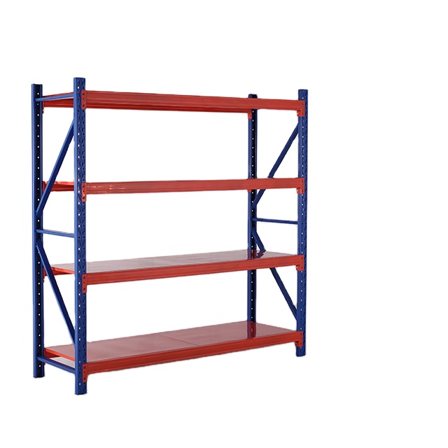 Light Duty Wide Span Shelving Multi Tiers Warehouse Storage Metal Storage Rack System