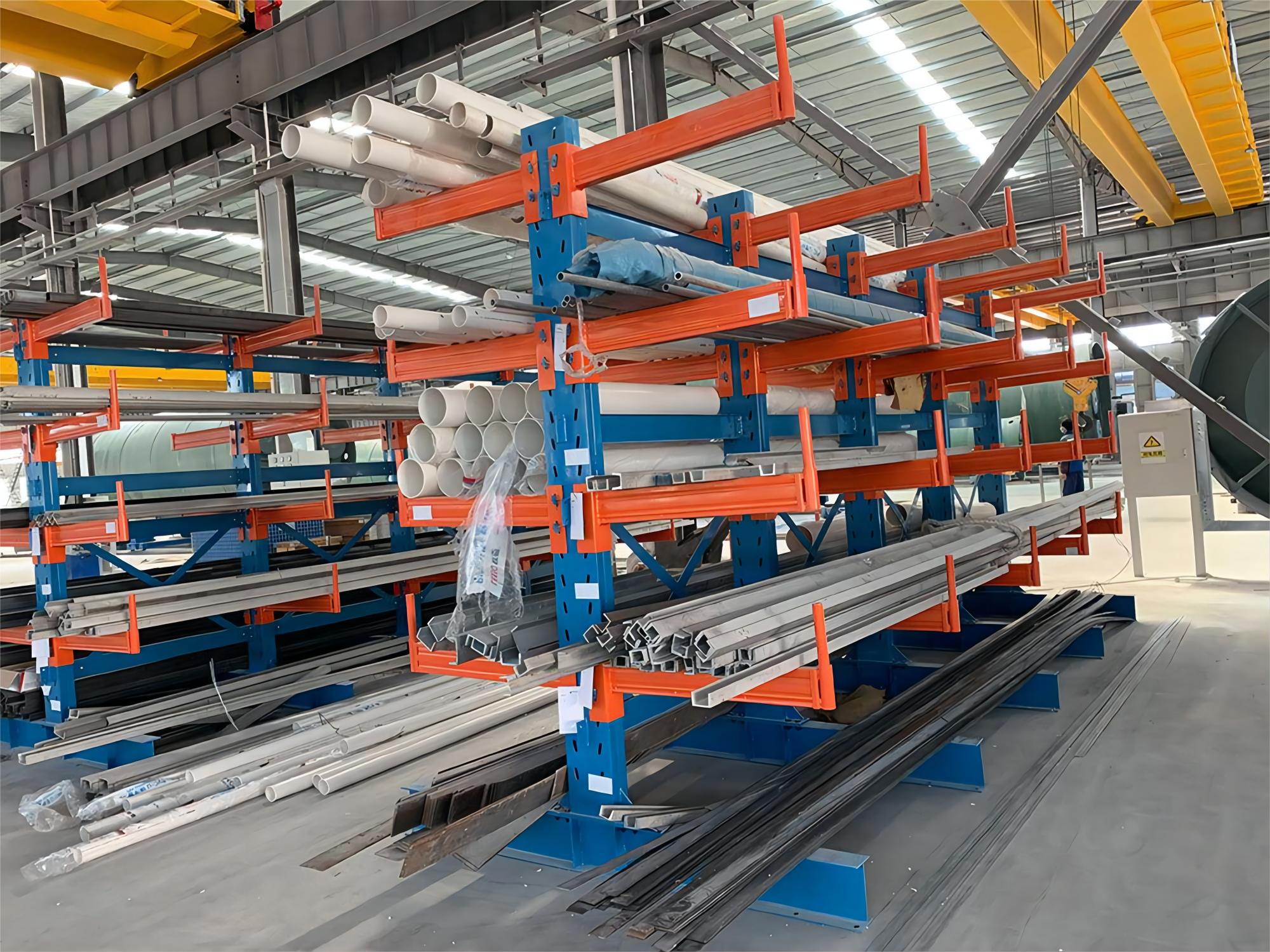Cantilever storage column and base arrangement 2
