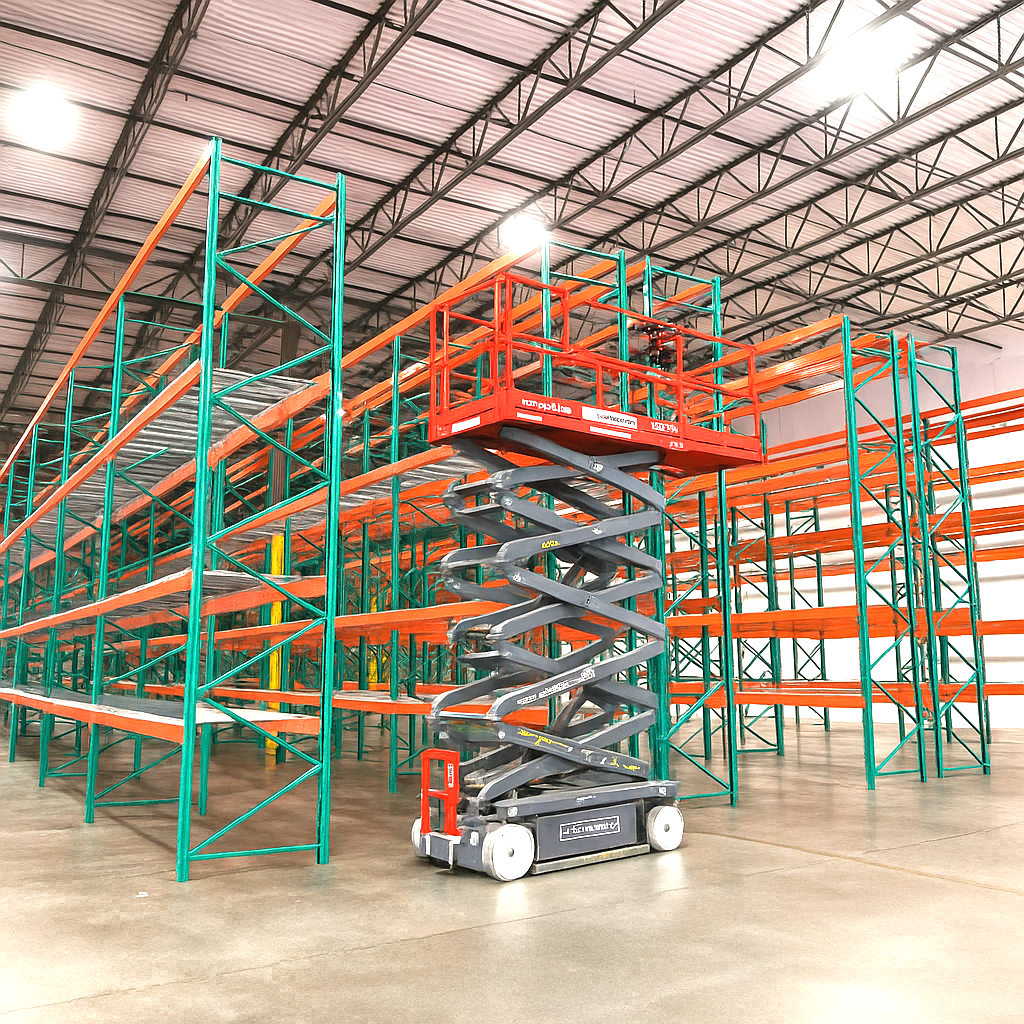 Heavy-Duty Teardrop Pallet Rack Welded Steel Upright Frame Footplate Bolt-Structured Shelves Industrial Warehouse Galvanized 12