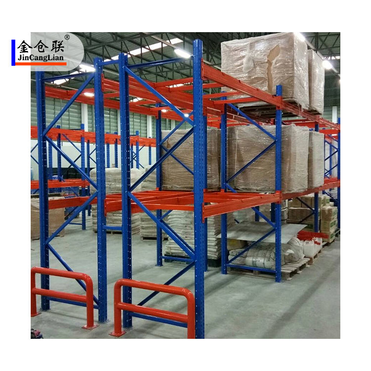 Longspan High Bay Industrial Pallet Rack Wire Mesh Deck Cold Rolled Steel Q235 Brushed Teardrop Design CE Certified 1500-4500kg