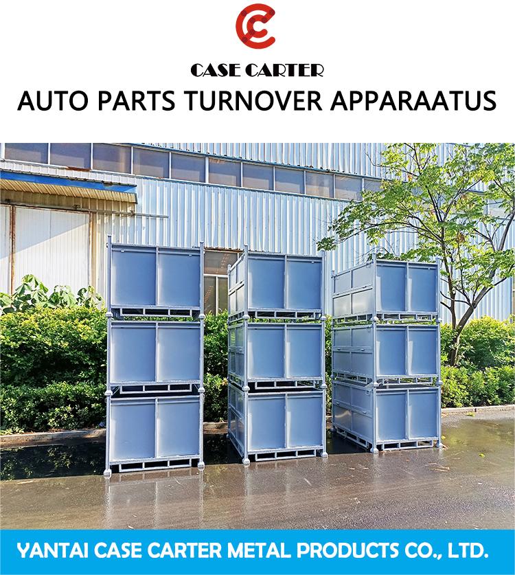 Wire Mesh Metal Pallet Box Showcase