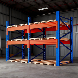 Industrial Pallet Racking Heavy Duty Multi-Level Powder Coated