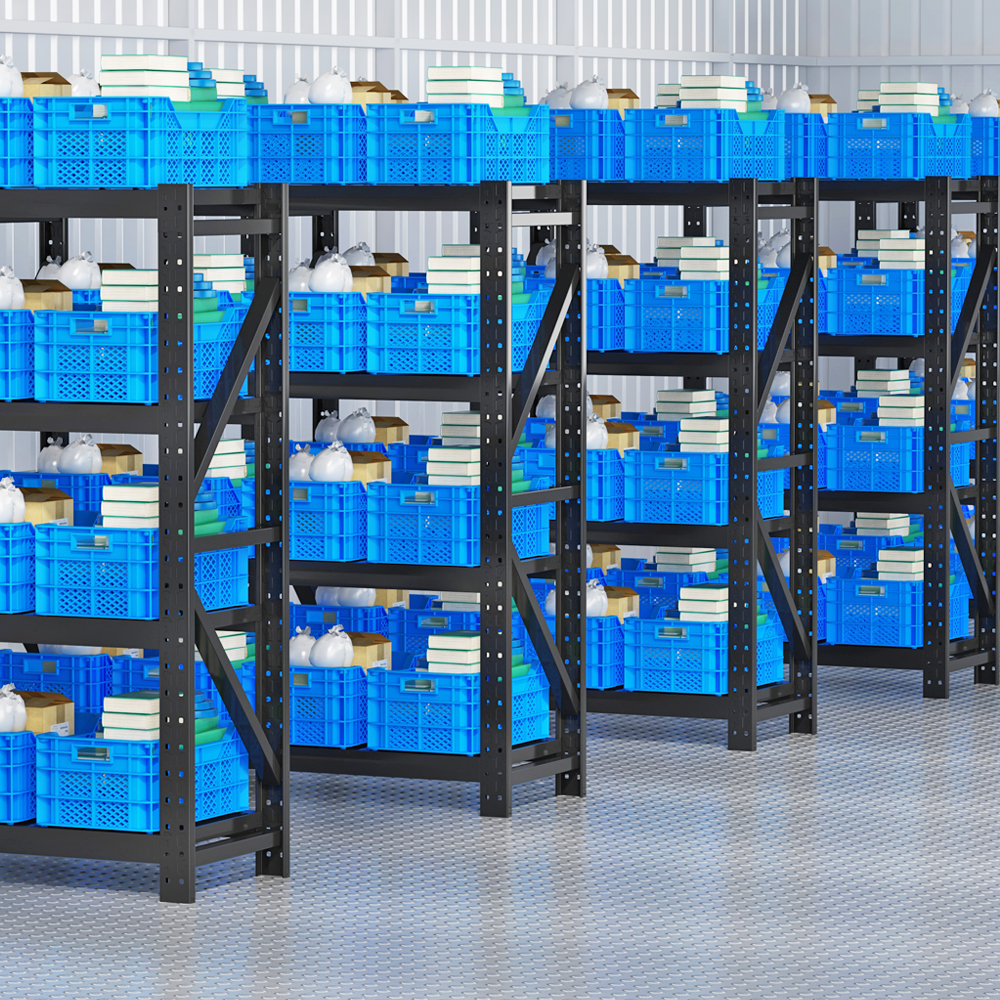 Medium Duty Industrial Steel Pallet Rack Selective Storage Shelving System Corrosion Protection Adjustable Racking for Warehouse
