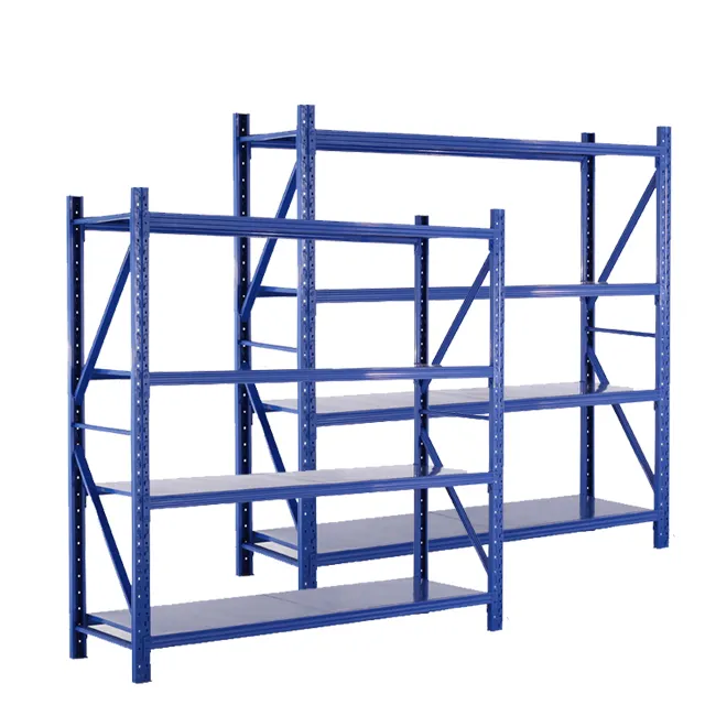 Stacking Long Span Shelving Storage Metal Shelf Rack Assembly Shelves for Warehouse Heavy Duty
