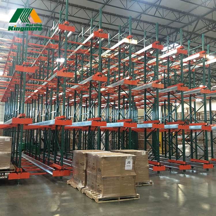 Heavy Duty Automatic Radio Shuttle Rack High Efficiency Automated Pallet Storage Racking System FILO/FIFO