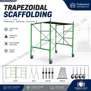 Adjustable Movable Aluminium Steel Scaffold Platform Modern Design Multi-Purpose Warehouse Cargo Storage Equipment Locking