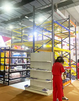 Guangzhou Heda Shelves Co., Ltd. commercial booth reception at trade show