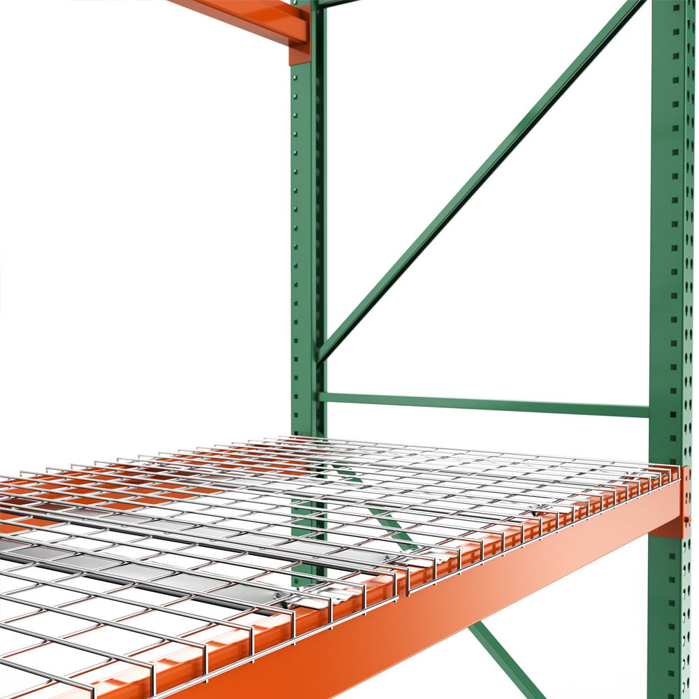 Teardrop Pallet Rack With Wire Mesh Decking Heavy Duty Adjustable Warehouse Steel Pallet Racking Logistics Distribution Center