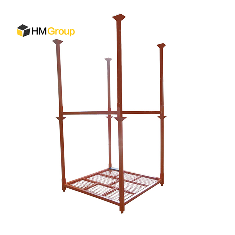 OEM Heavy Duty Galvanized Steel Stacking Racks for Warehouse Stack Pallet