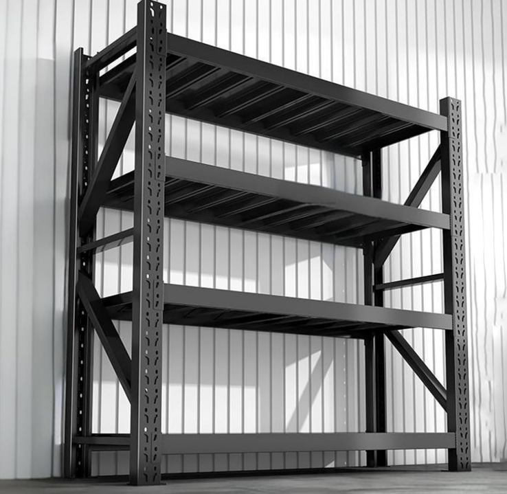 5 Layer Long Span Medium Duty Cold Rolled Steel Shelving Rack for Warehouse Organization