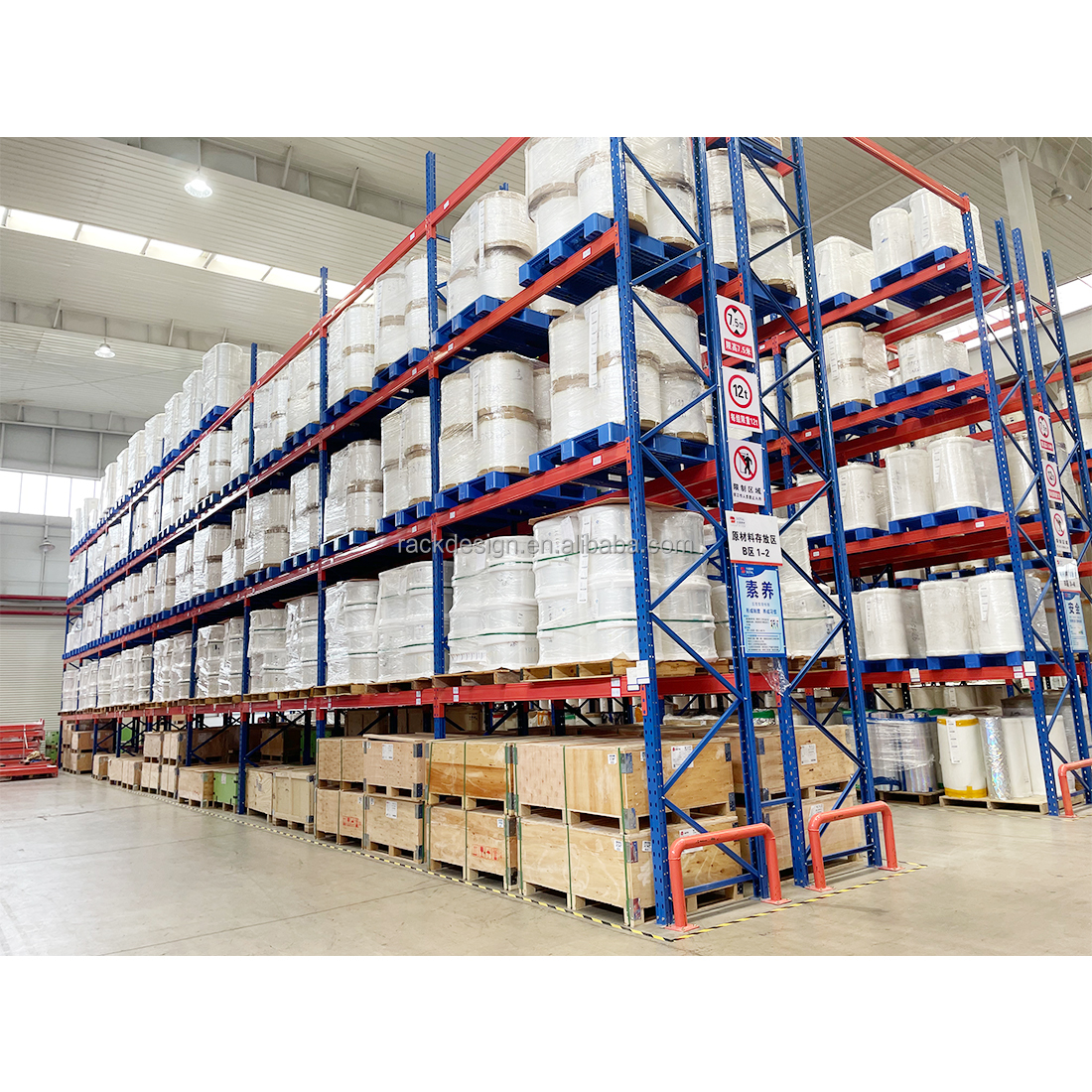 Industrial Pallet Racking Structural Racking System CE Certified Heavy Duty Metal Shelves