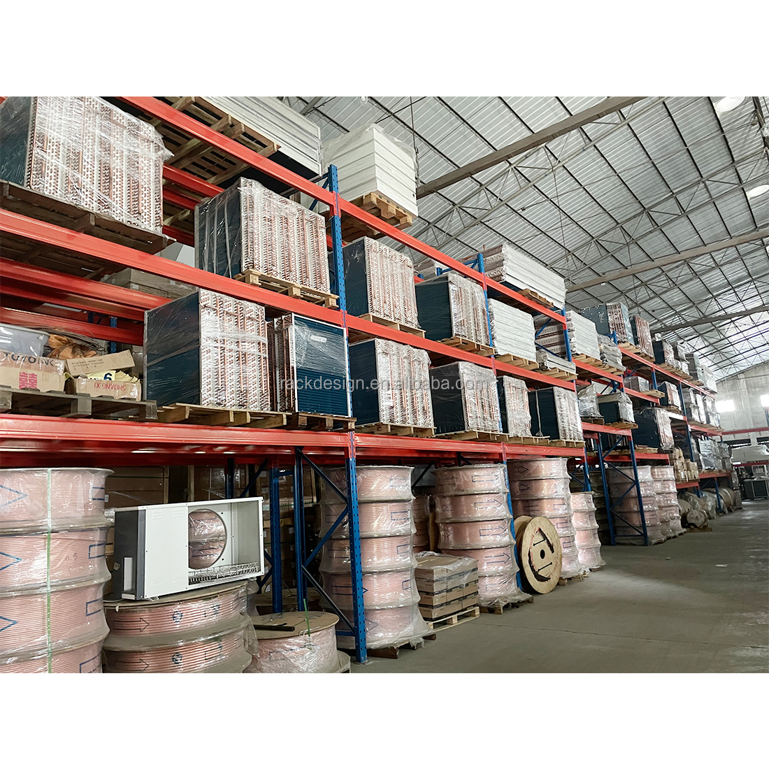 Industrial Pallet Racking Structural Racking System CE Certified Heavy Duty Metal Shelves