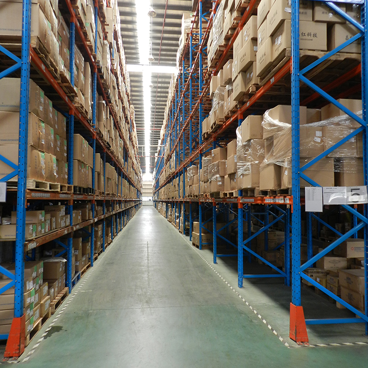 Factory Price Heavy-Duty Adjustable Steel Durable Pallet Rack Warehouse Drive-Through Selective Pallet Stacking Racking Shelf