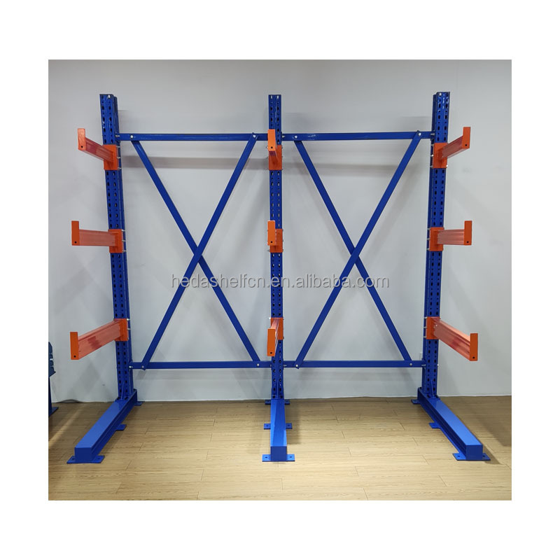 Warehouse Cantilever Racking and Shelf Stacking Rack Heavy Duty Pallet Rack Storage Steel Long Materials Pallet Racks Storage