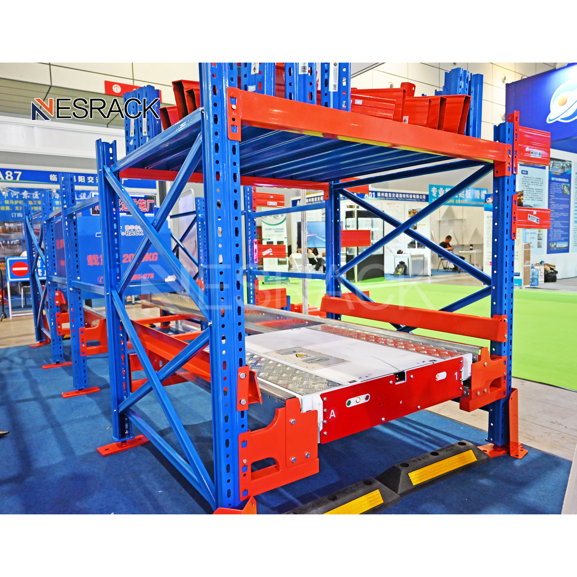 Hot-Selling Automatic Shuttle Racking System for Industrial Warehouses Storage Shelf for Pallets