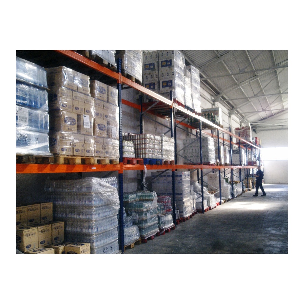 Steel Shelving Adjustable Metal Boltless Shelf Pallet Storage Use Metal Racking Stacking Racks &amp; Shelves