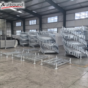 Space-Saving Steel Pallet Rack With Reinforced Tubes Adjustable Steel Post Pallet For Secure Logistics