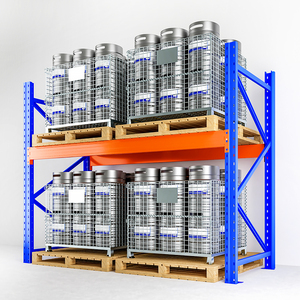Industrial Steel Heavy Duty Pallet Storage Shelves Systems Stacking Rack Units with 5000KG Load-Bearing CE Certified
