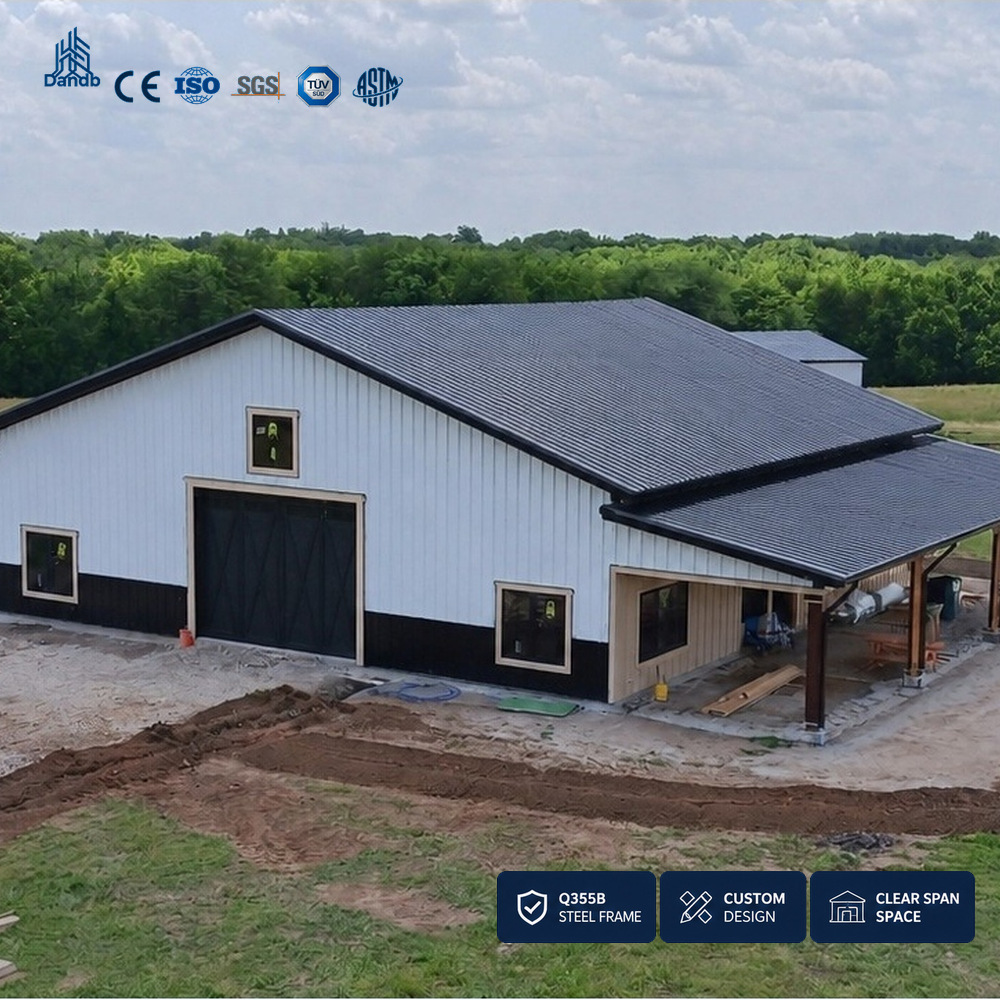 Large Span Warehouse Building Clear Height Storage Facility Pallet Racking System Logistics Space Optimization Design