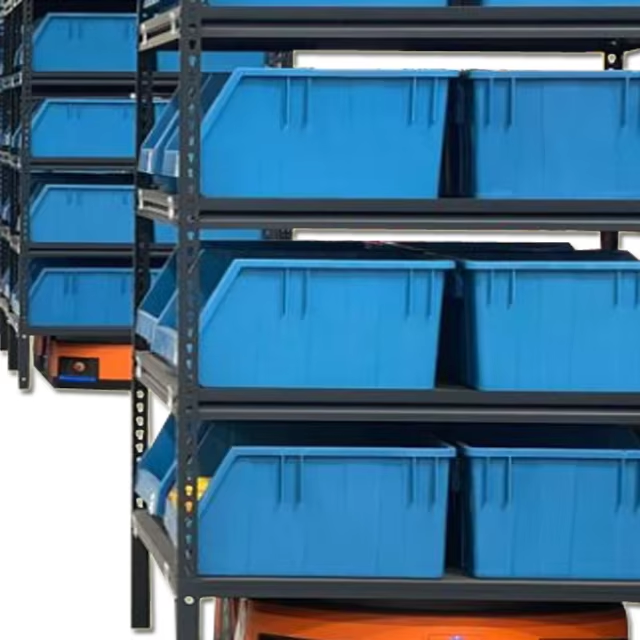 Mobile AMR&Agv Logistics Racks with Shelf to Person Automated Picking System Featuring QR Code Navigation and 5mm Accuracy
