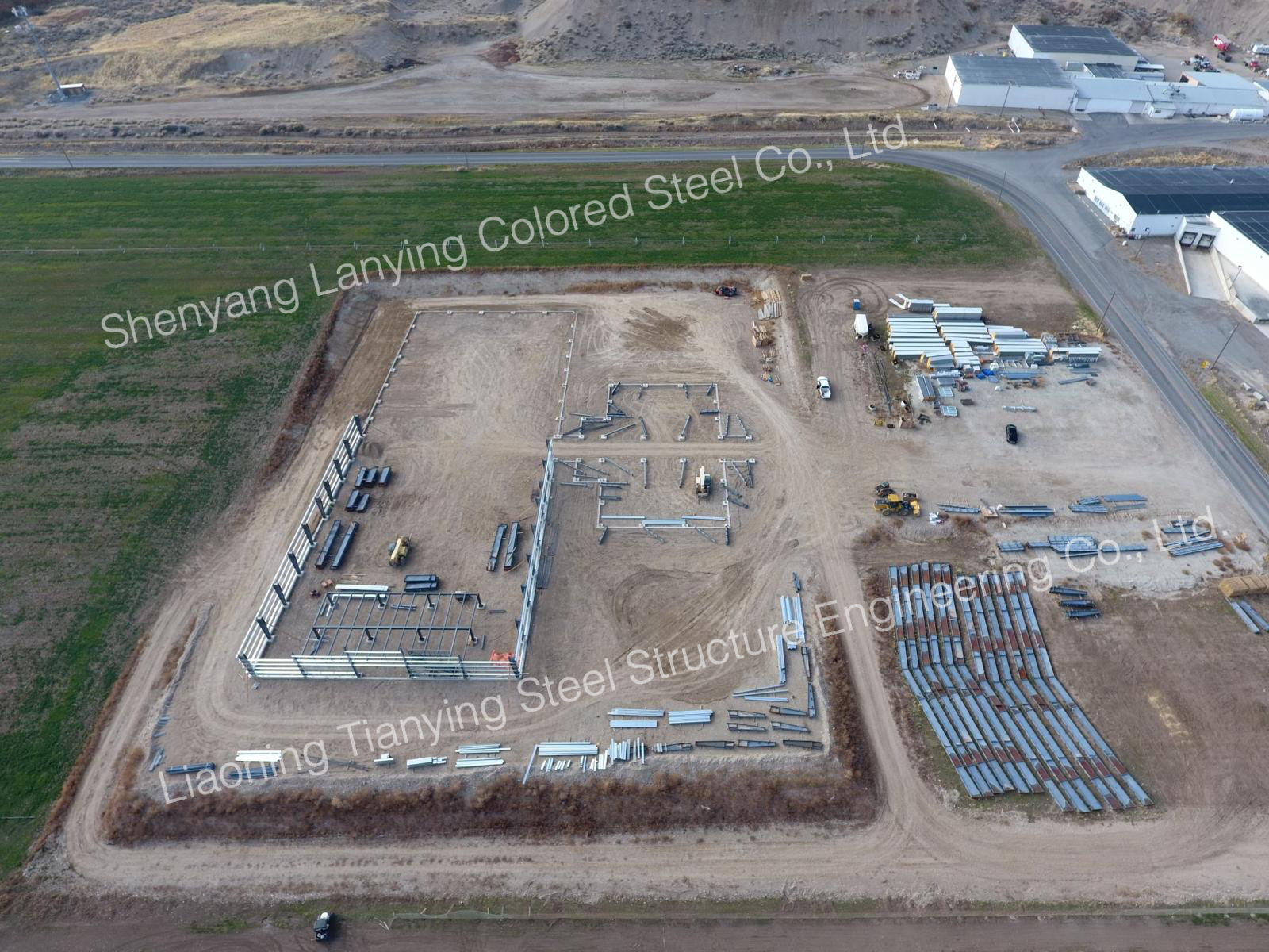 Steel Building Project Construction