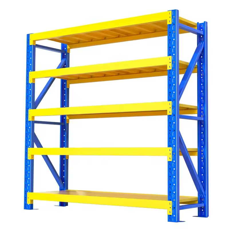 Garage Shelves Industrial Metal Shelving Stack Rack Medium Duty Steel Shelving Boltless Racking Shelves Warehouse Storage Rack