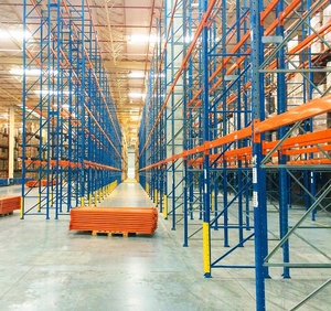Warehouse Storage Racking System Industrial Metal Racks Heavy Duty Selective Pallet Racking