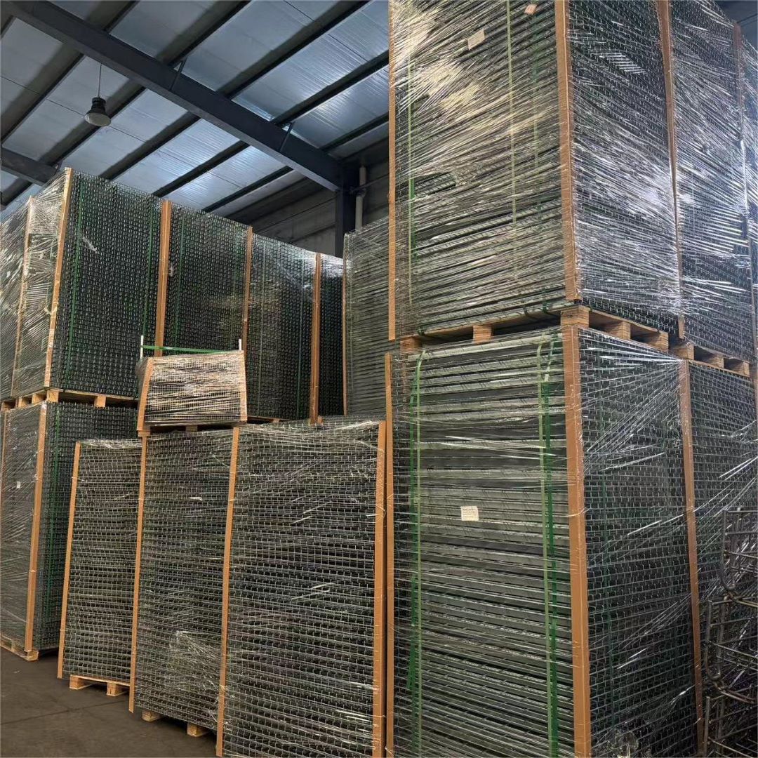 Heavy Duty Metal Pallet Rack Used Galvanized or Painted Wire Mesh Decking Heavy Duty Pallet Rack