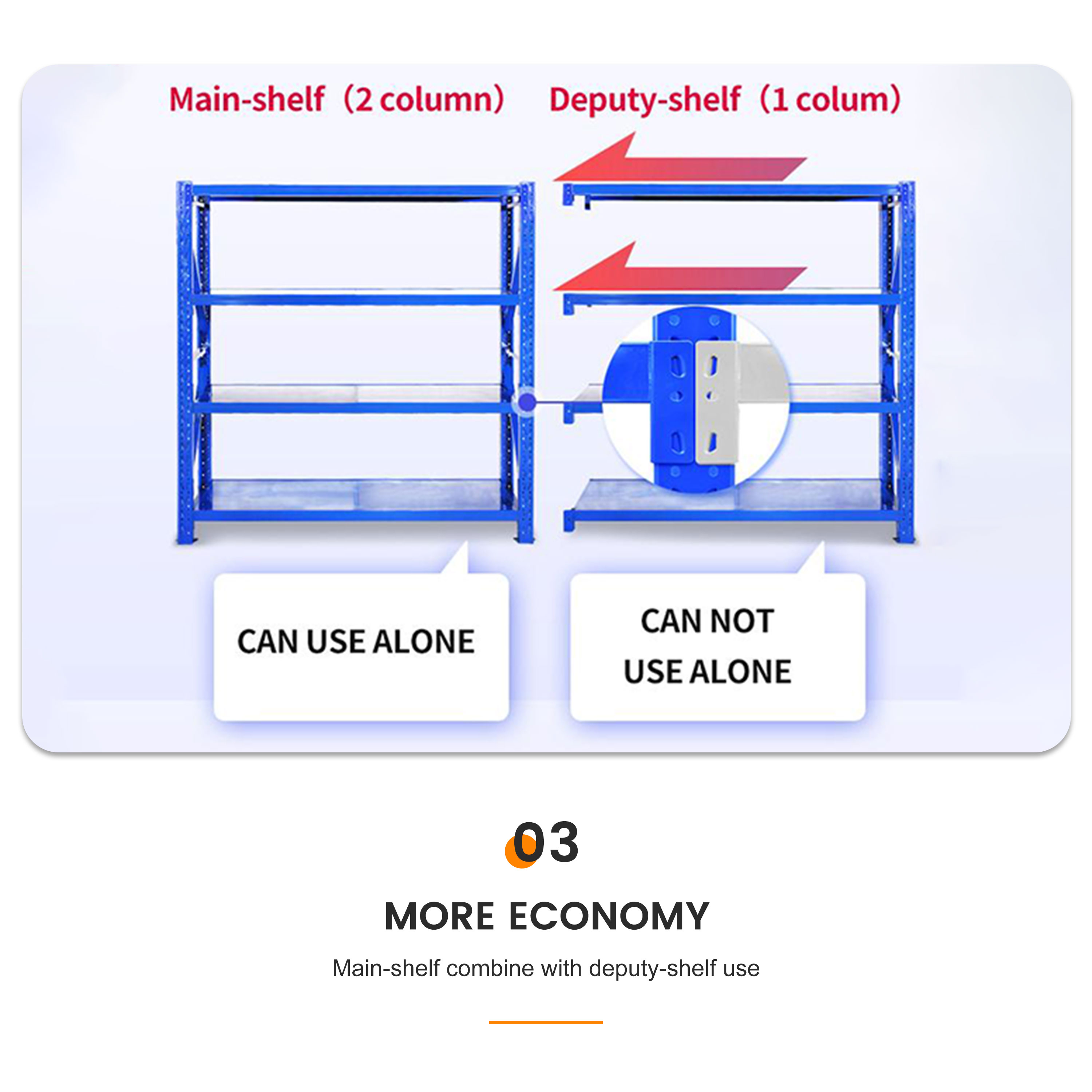 Racking Adjustable Metal Boltless Shelf and Racks Warehouse Storage Medium Duty Metal Rack Shelf