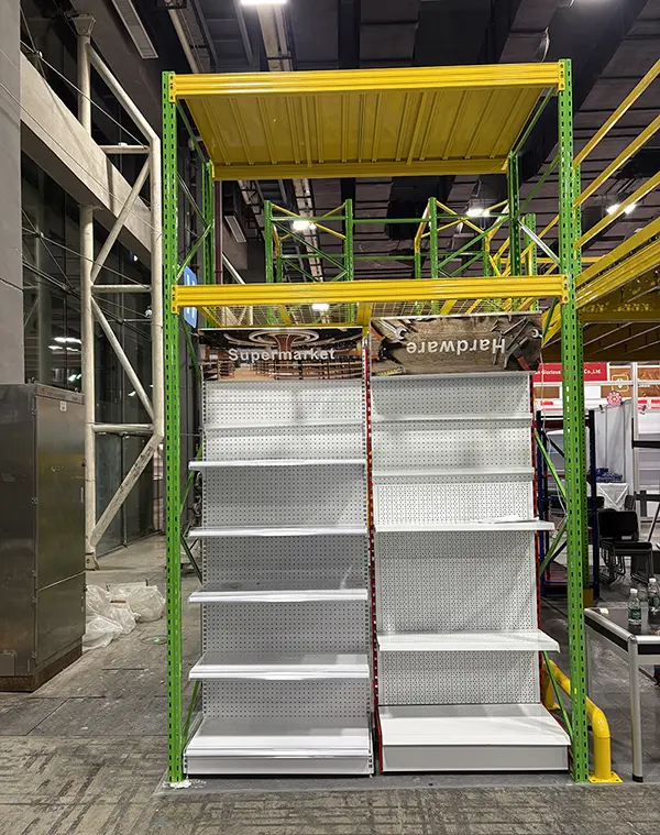 Factory engineers analyzing pallet load deflection parameters