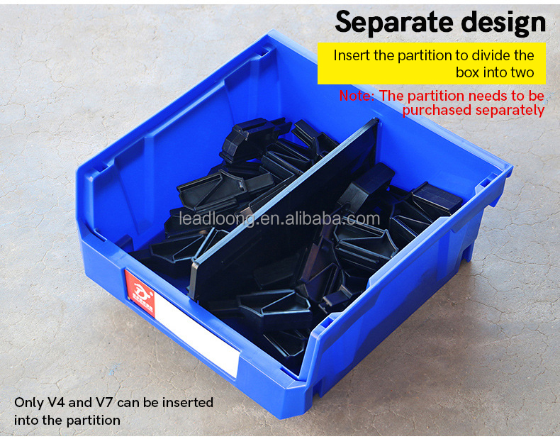 Wholesale LEADLOONG Brand Durable Multifunction HDPE Storage Racks Stackable Shelves Carton Box Storage Boxes American Style