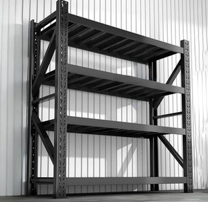5 Layer Long Span Medium Duty Cold Rolled Steel Shelving Rack