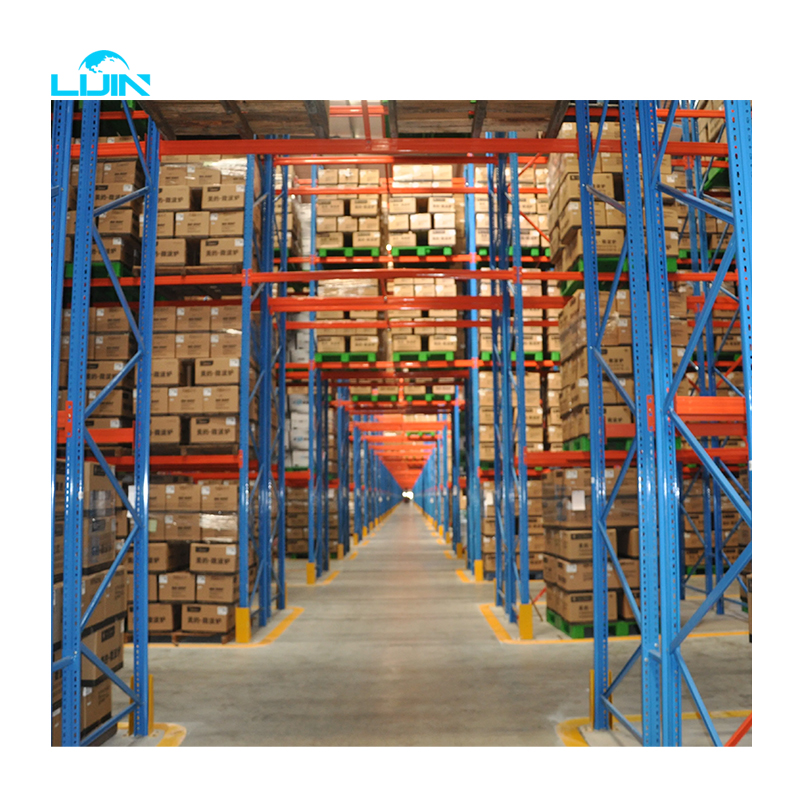 Industrial Heavy Duty Storage Shelves Systems Stacking Units Metal Rack Warehouse Steel Pallet Racking