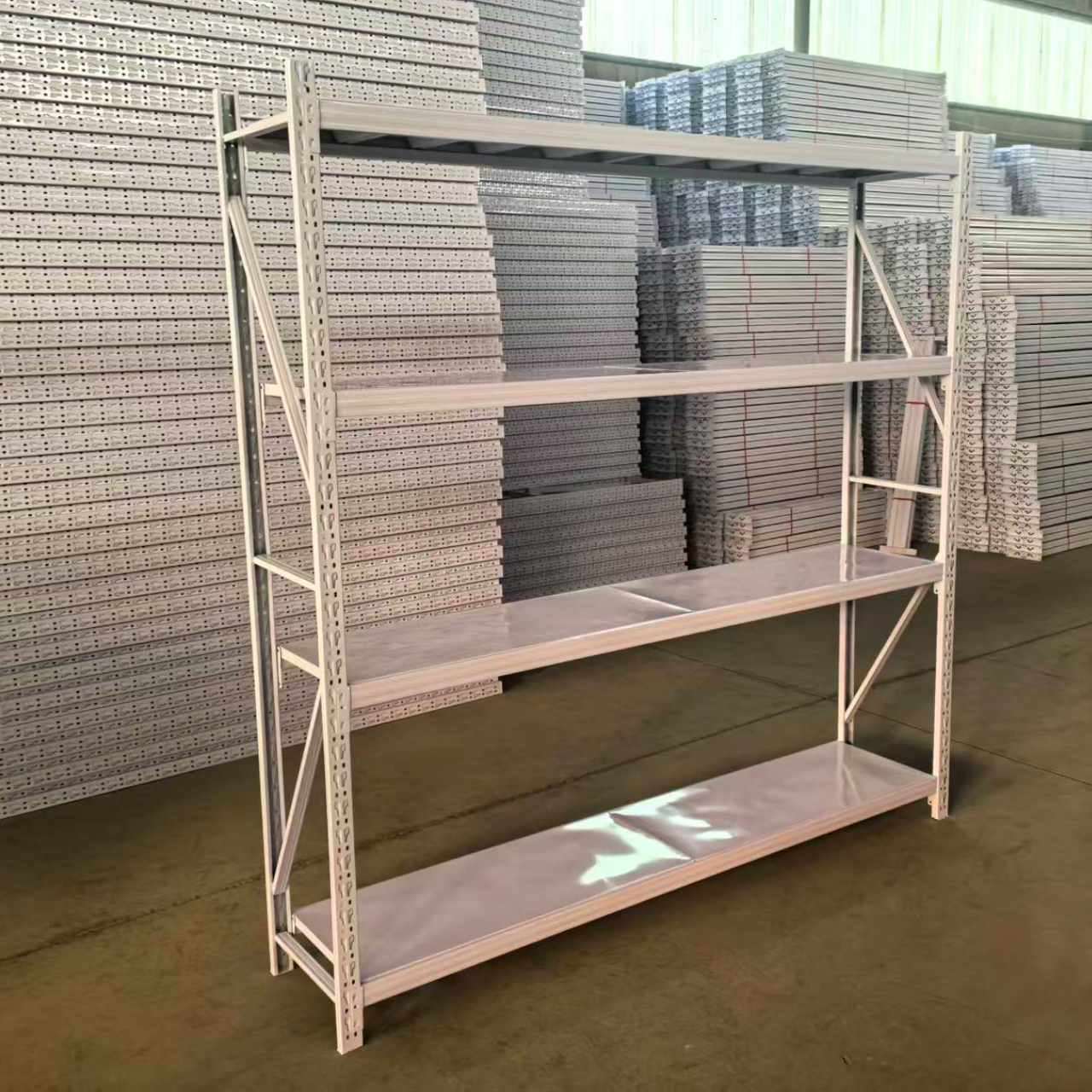 Design Light Light Duty Storage Shelf Racks Pallet Rack Garage Shelving Steel Storage Units Shelves Warehouse Rack