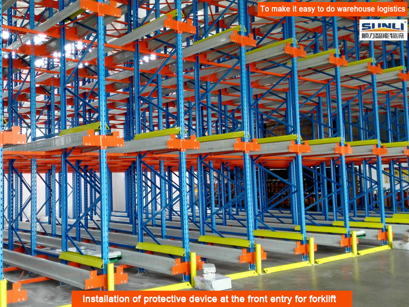 China Factory Remote Steel Multi-Layer Drive-Through Two-Way Shuttle Pallet Racking High-Density Warehouse Storage Automatic