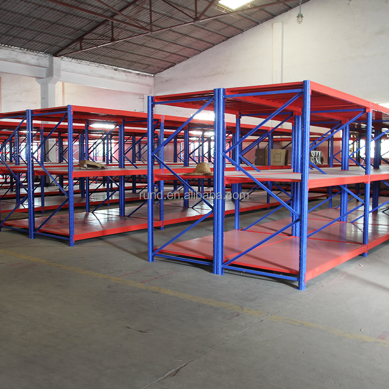 Heavy Duty 5-Layer Selective Pallet Rack 1500-4500kgs/level Warehouse Storage System Steel Iron Stacking Racks Shelves Carton