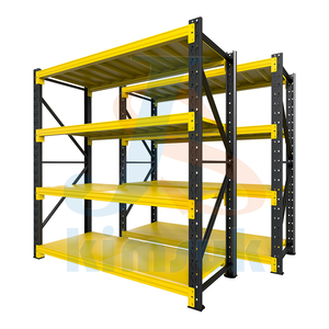 Boltless Adjustable Heavy Duty Load-Bearing 500kg/Layer Steel Racks Warehouse Industrial Stack Storage Racking Shelving System