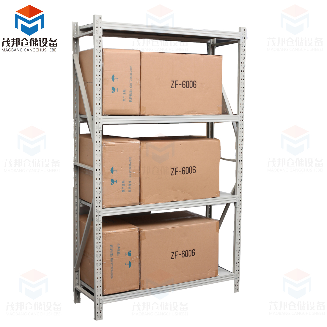 Manufacture Factory Metal Materials Light Duty Racks Warehouse Storage Racks Light Equipment 400 kg Metal Rack