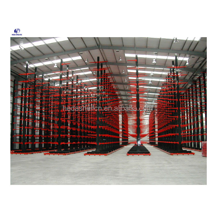 Warehouse Cantilever Racking and Shelf Stacking Rack Heavy Duty Pallet Rack Storage Steel Long Materials Pallet Racks Storage
