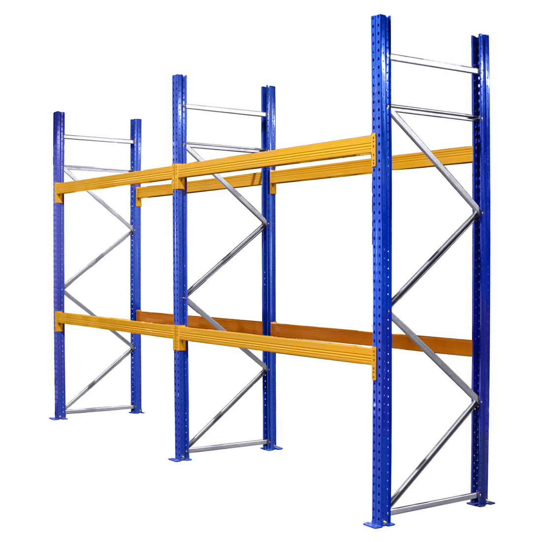 Very Narrow Aisle Storage System Reach Truck Warehouse Solution Space Saving VNA Rack