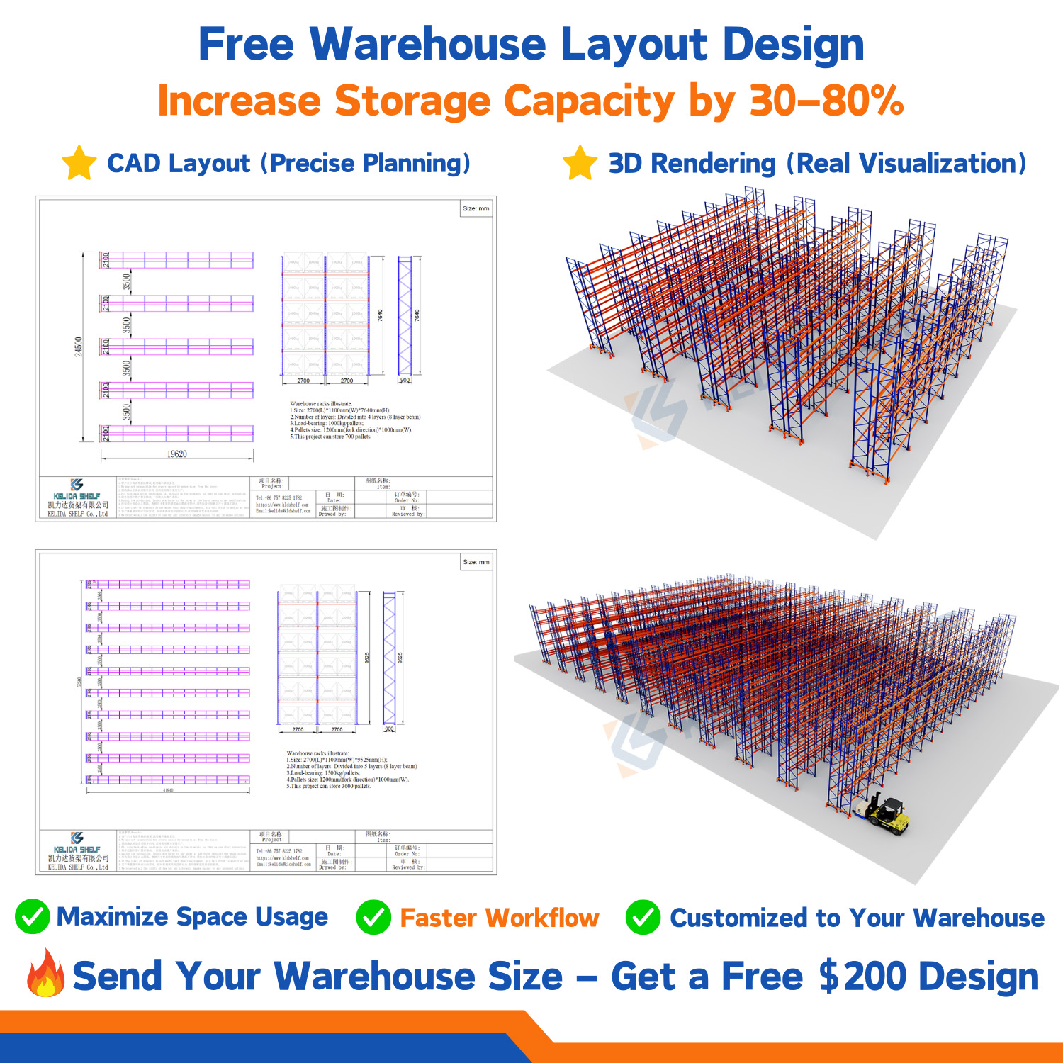 Warehouse Steel Storage Rack Heavy Duty Adjustable Pallet Racking Adjustable Warehouse Shelving