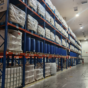 Industrial Heavy Duty Adjustable Pallet Racks with Cold Rolled Steel Powder Coated Custom Racking Layout for Overseas Warehouse