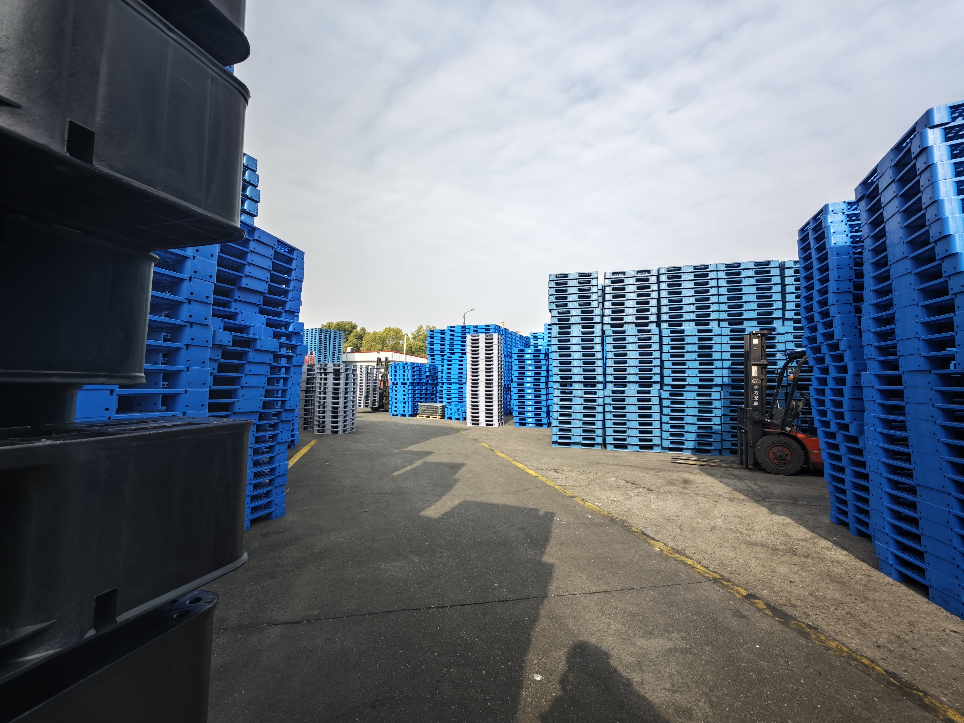 NEXARA Manufacture Racking Load 0.8t 1010 1000*1000*140mm Grid Surface Nine Runner Industrial Warehouse Plastic Pallet